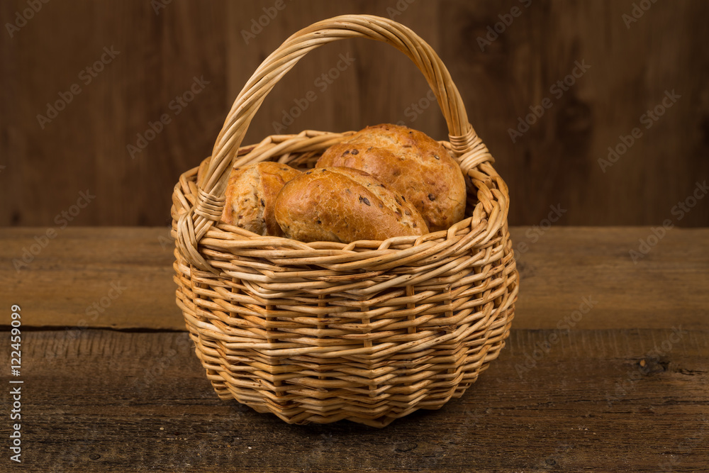 assortment of bread, baking products