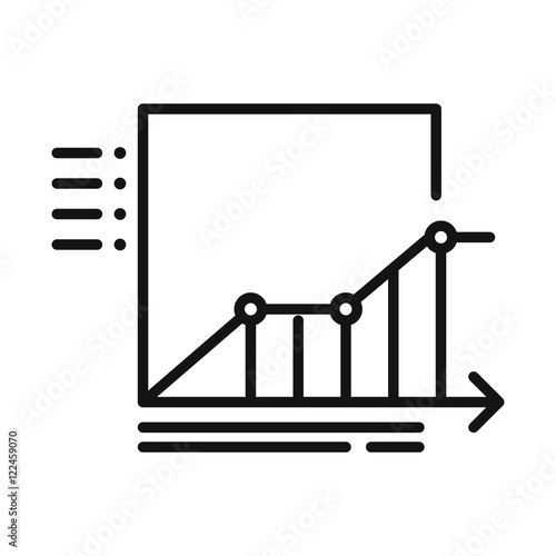 market analytics vector illustration design