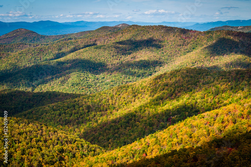 Early autumn view of the Blue Ridge, from Blackrock Summit, in S