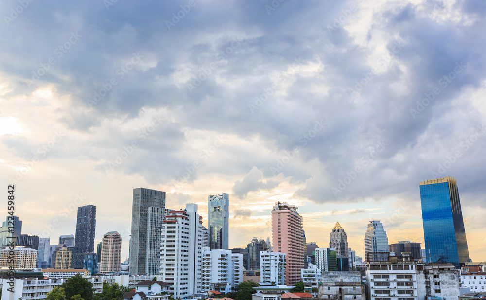 Bangkok city, Bangkok metropolis nonsi bts landmark of thailand.