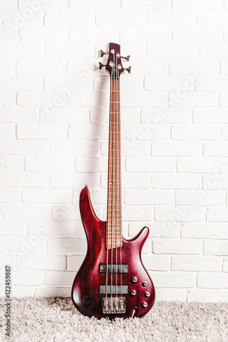 Rosewood bass electric guitar © orest86