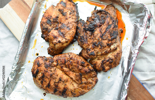 Wallpaper Mural fresh moist and juicy grilled chipotle chicken breasts  Torontodigital.ca