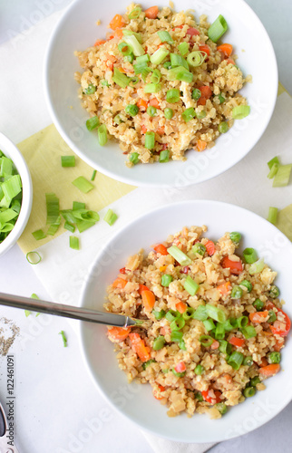 Wallpaper Mural cauliflower fried rice with carrots and peppers Torontodigital.ca