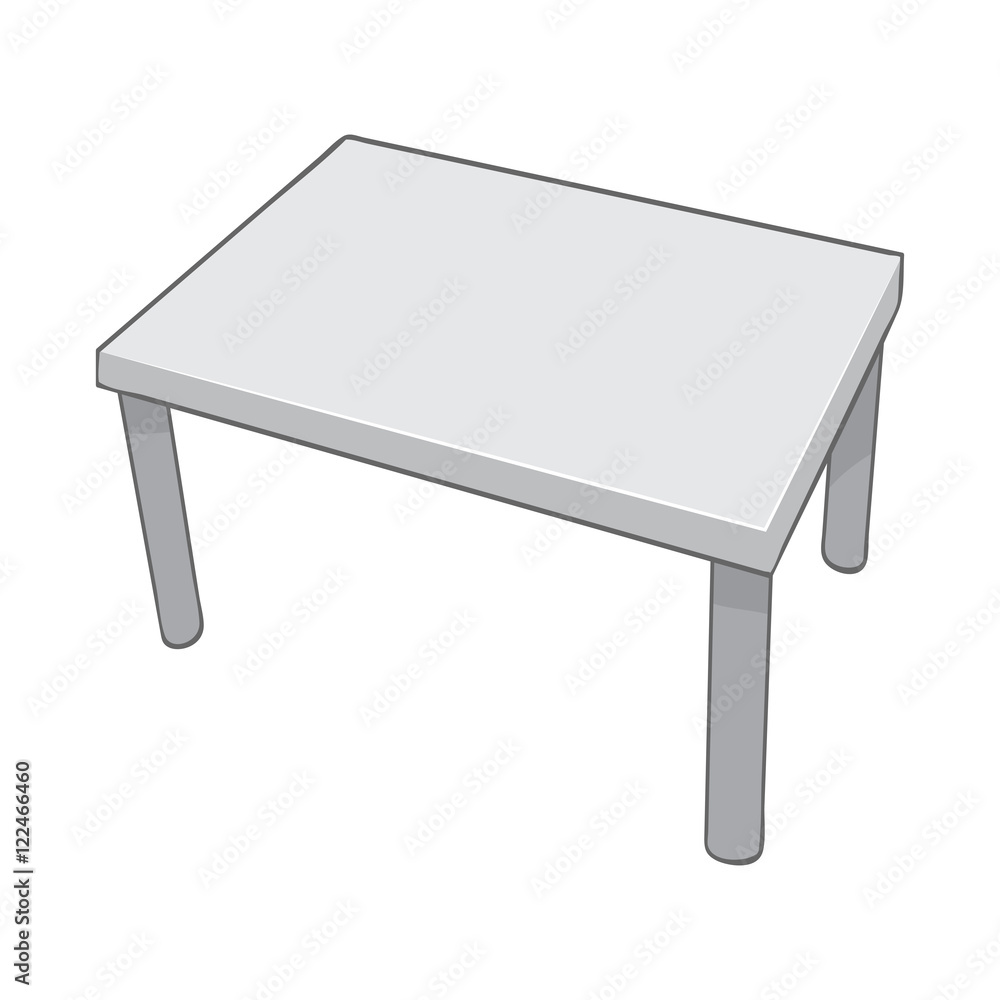 Wooden table isolated illustration Wooden table isolated illustration