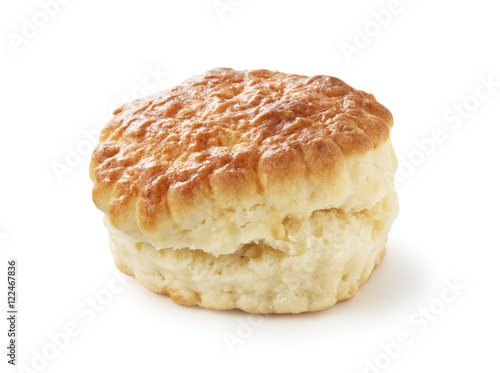 scones on a white background photo