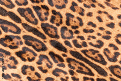 Faux leopard fur