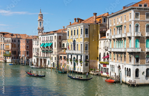 VENICE, ITALY - 26 JUNE, 2014: Grand Canal in Venice Italy © arbalest