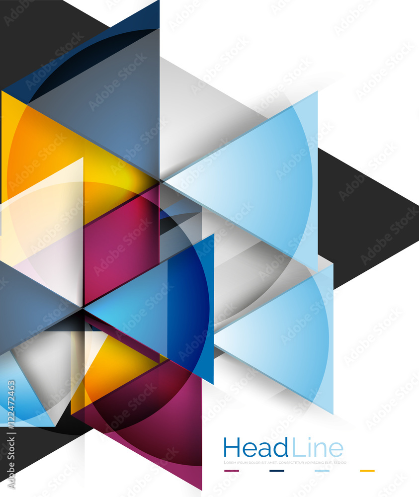 Triangle abstract background Triangle abstract background