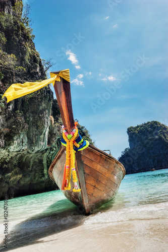 Traditional boat of Phi-phi Leh island