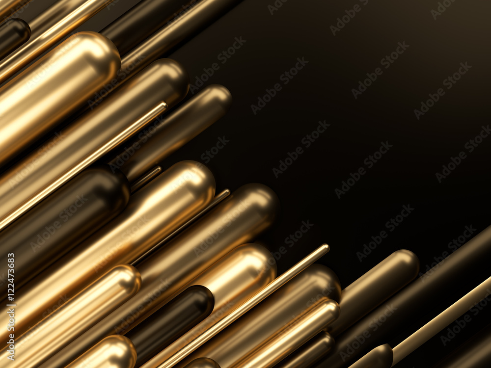 Business finance success gold luxury 3d illustration Business finance success gold luxury 3d illustration