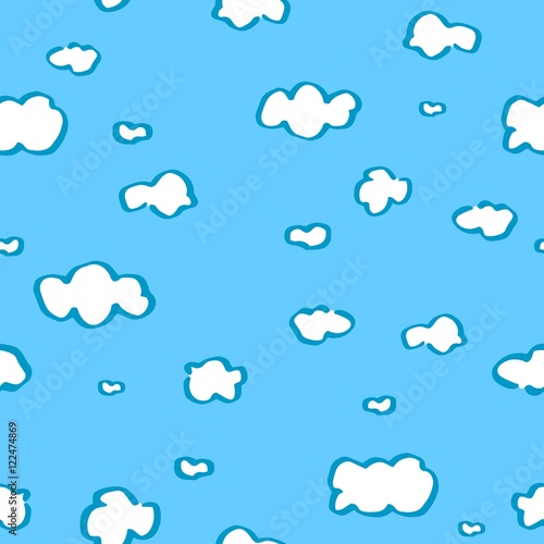 Heaven seamless pattern