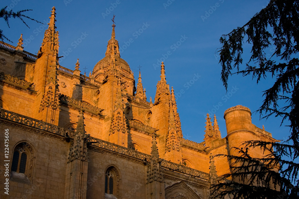 Catedral de Salamanca en hora dorada