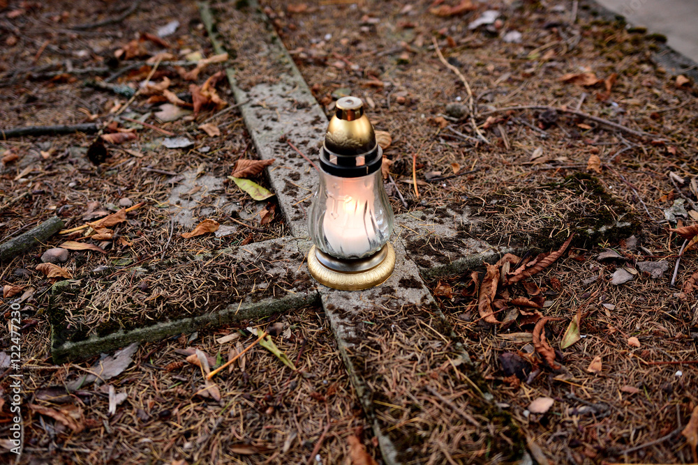 Obraz premium Cmentarz. Święto zmarłych