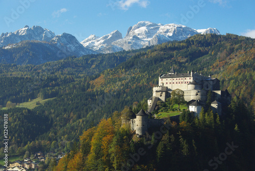 The Hochkönig from Hohenwerfen, in the Salzachtal photo