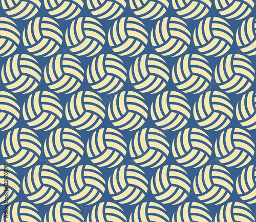 volleyball pattern 2 / Seamless pattern of volleyball  or waterpolo balls for sports design.
