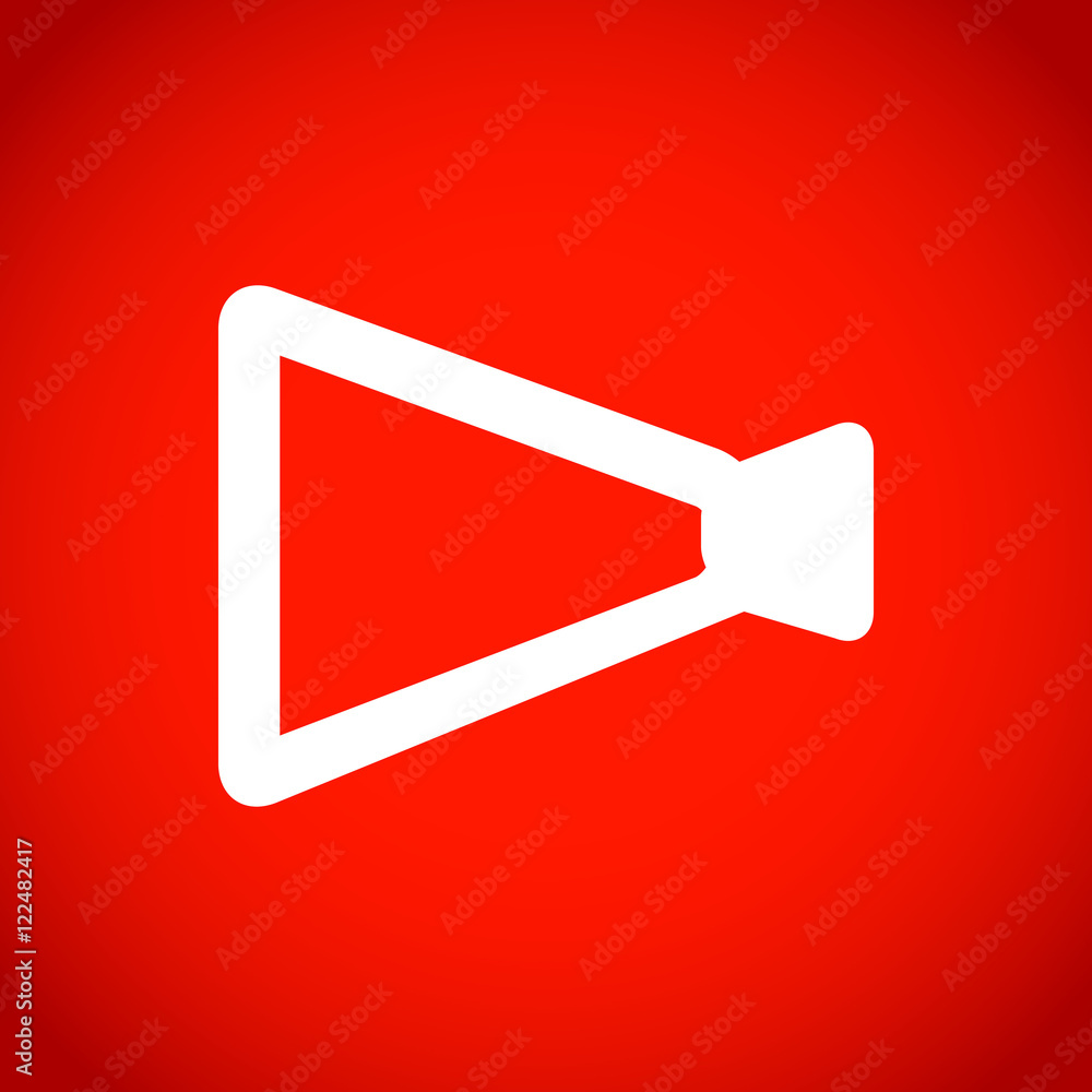 announcement icon stock vector illustration flat design announcement icon stock vector illustration flat design