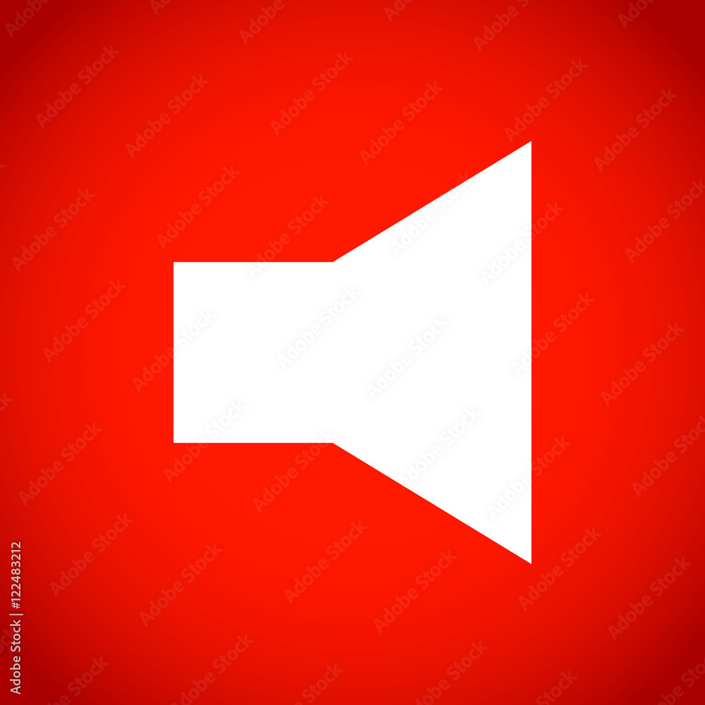 volume icon stock vector illustration flat design volume icon stock vector illustration flat design