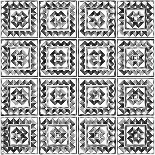 Fototapeta Naklejka Na Ścianę i Meble -  Ethnic boho seamless pattern. Print. Cloth design, wallpaper.