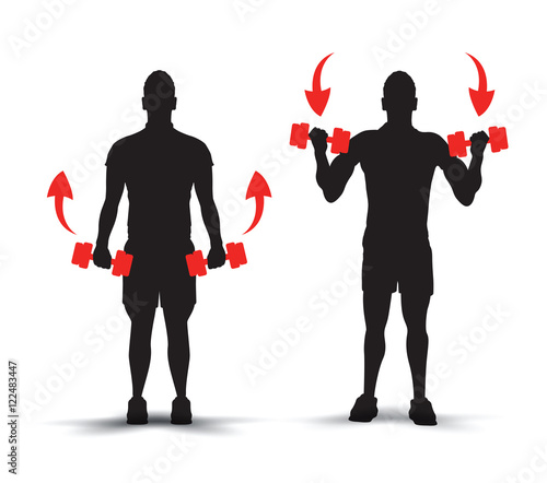 lifting weights infographics