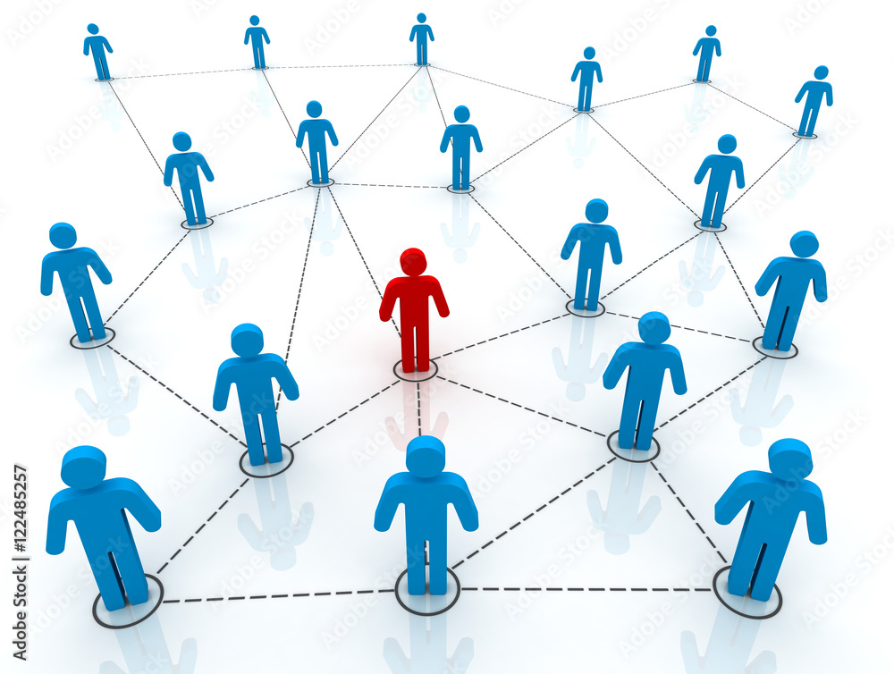 people network connections 3d illustration people network connections 3d illustration