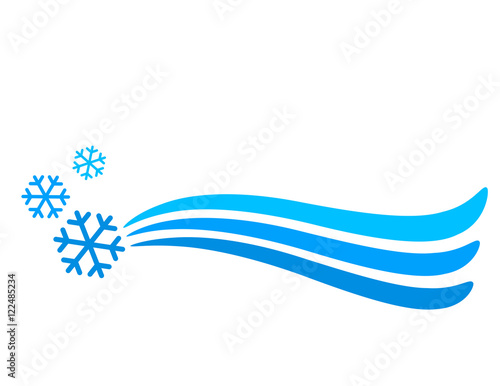 snowflakes and background