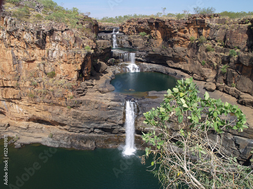 Mitchell Falls in the Kimberleys Region in Western Australia.