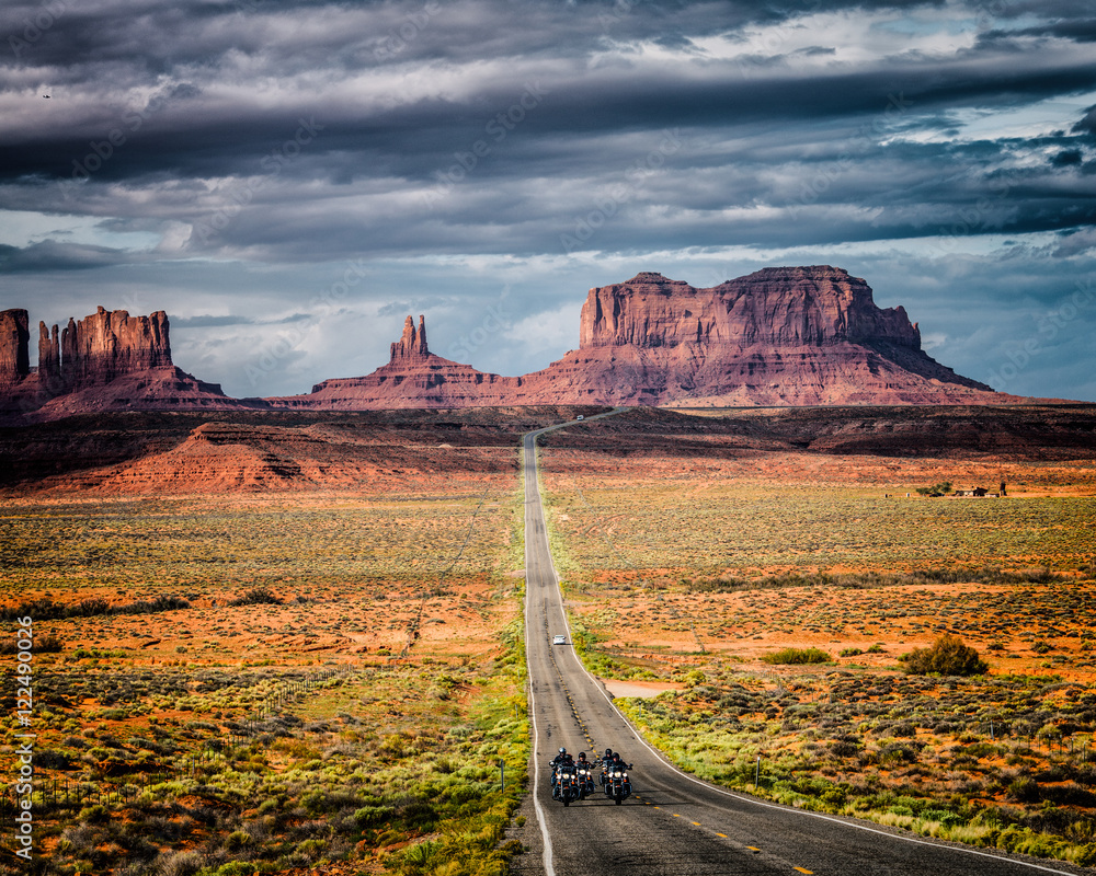 custom made wallpaper toronto digitalBikers at Monument Valley