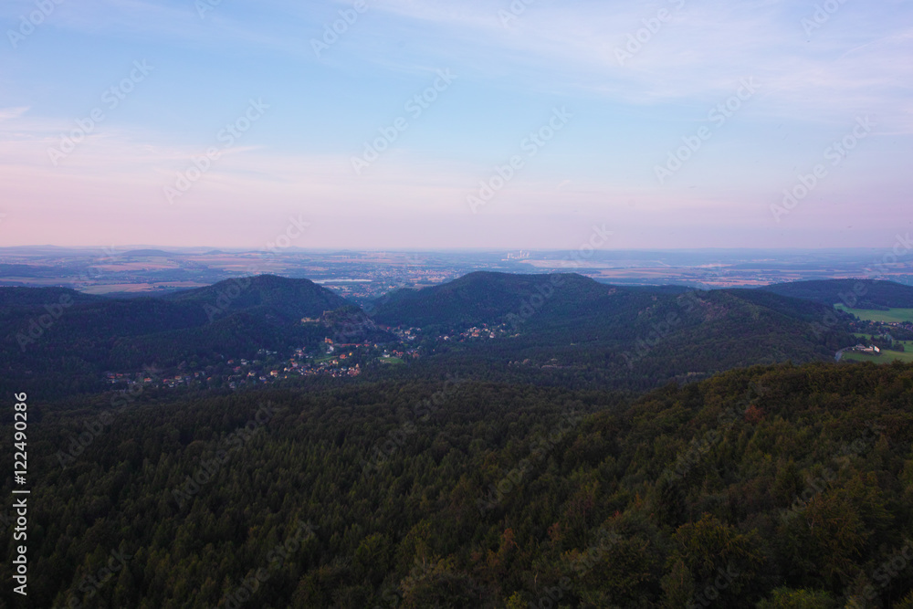 Naklejka premium Hochwald in saxony