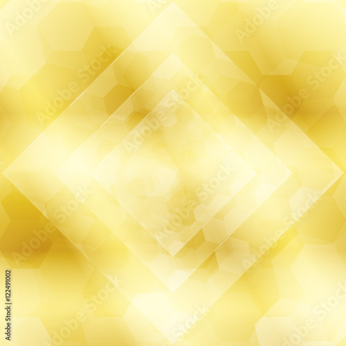 gold color hexagonal, rhombus pattern. vector illustration.