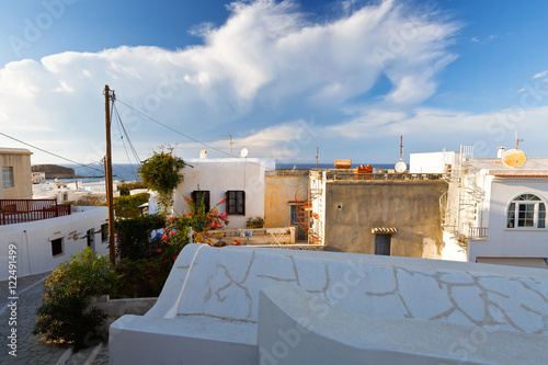View of the old town of Naxos.