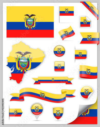 Ecuador Flag Set - Vector Collection Free Download Ecuador Flag Set - Vector Collection - GFXLoad