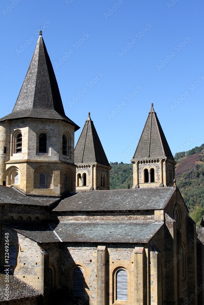 village classé de Conques en Aveyron
