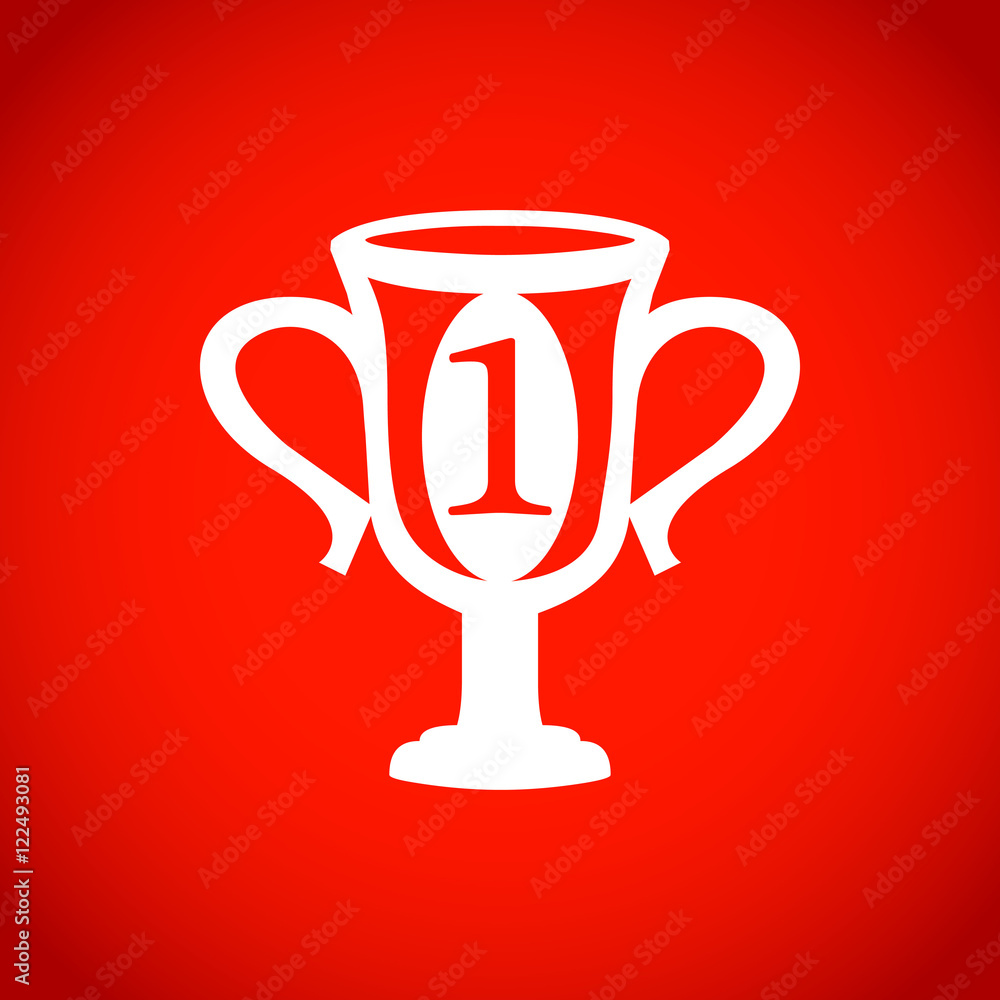 champions cup icon stock vector illustration flat design champions cup icon stock vector illustration flat design
