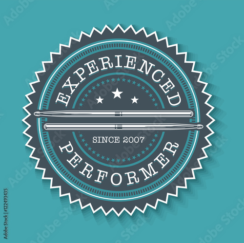 Drums Performer Badge
