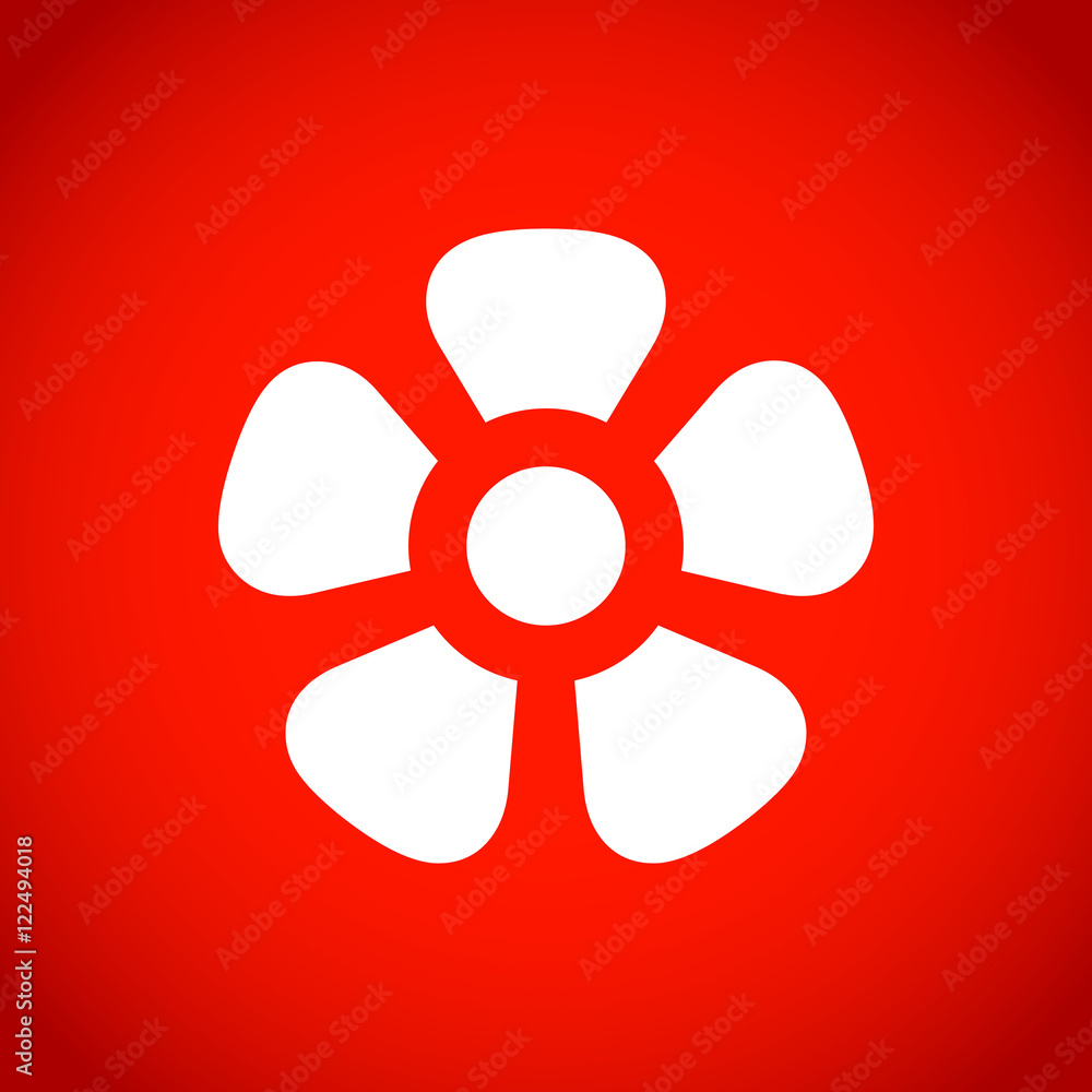 fan air propeller icon stock vector illustration flat design fan air propeller icon stock vector illustration flat design