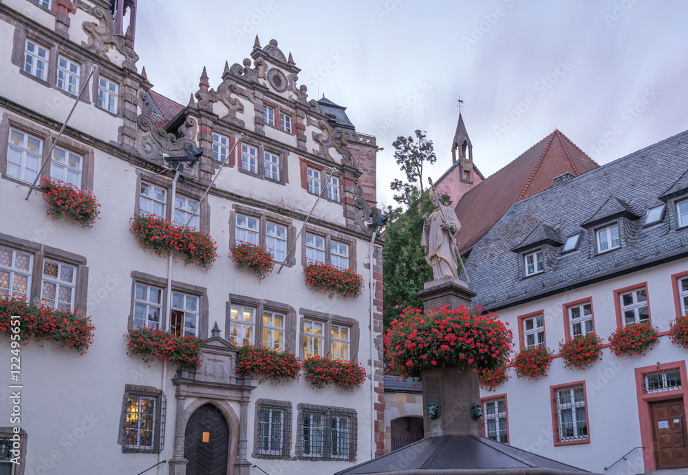 Fototapeta premium Bad Hersfeld, historische Altstadt mit Rathaus