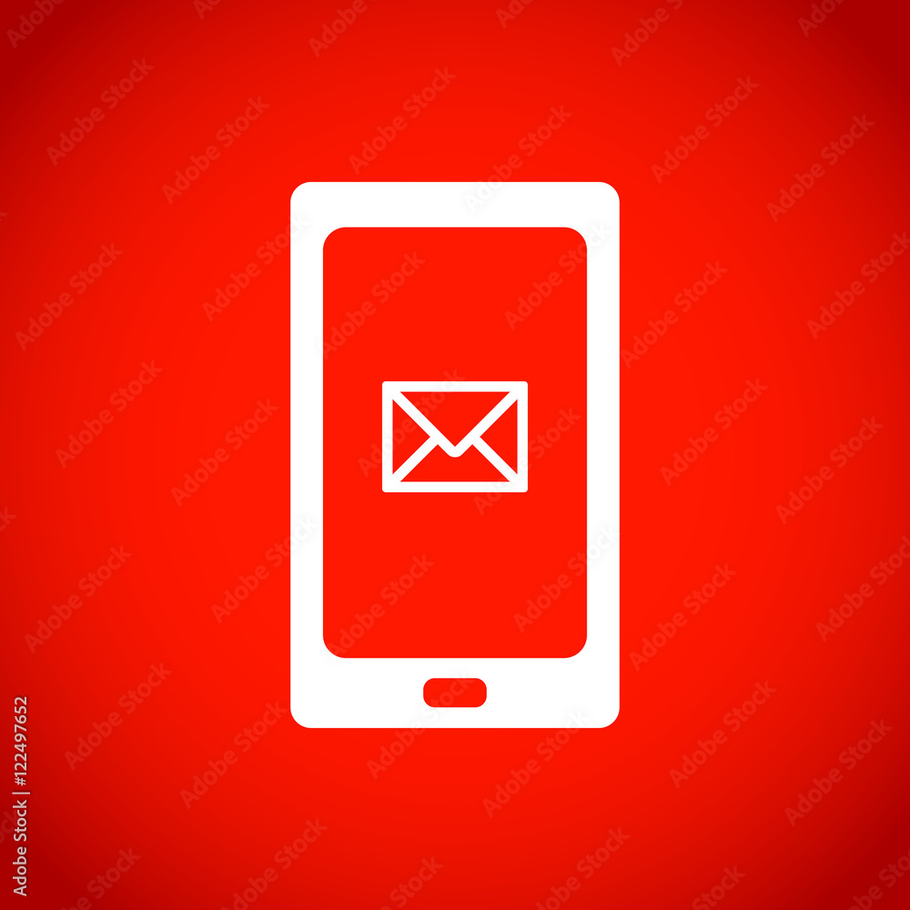 phone sms icon stock vector illustration flat design phone sms icon stock vector illustration flat design