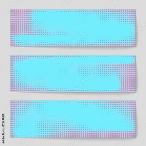 Abstract Creative concept vector comics pop art style blank layout template with clouds beams and isolated dots pattern on background. For Web and Mobile Applications, illustration template design