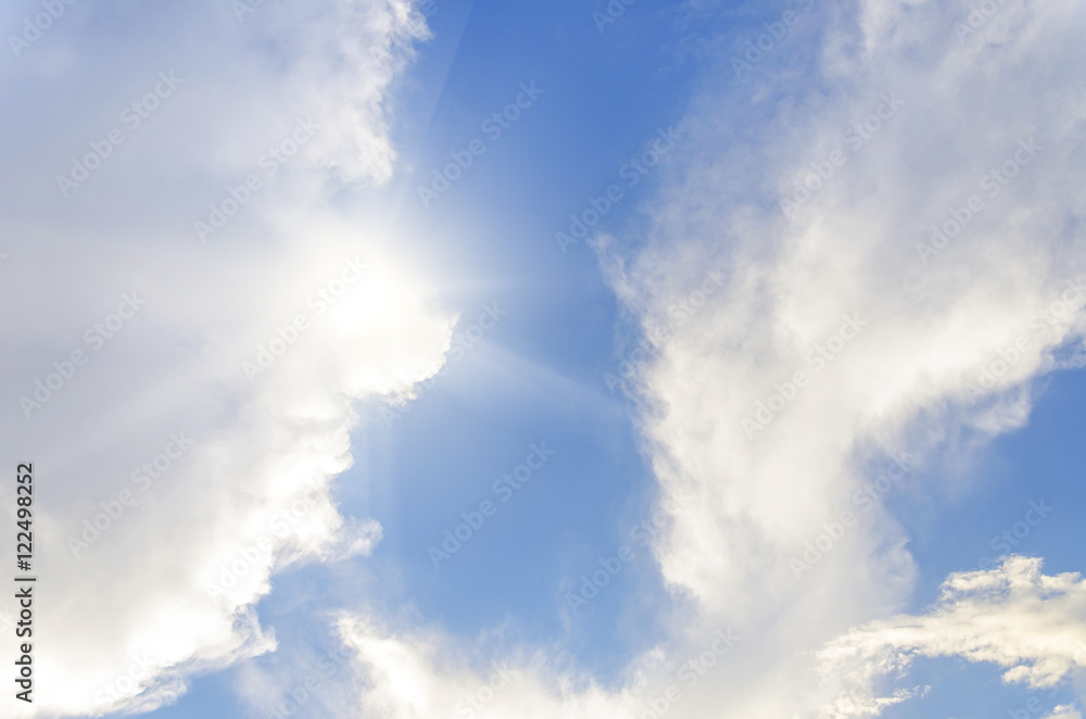 Obraz premium Clouds in the sky.