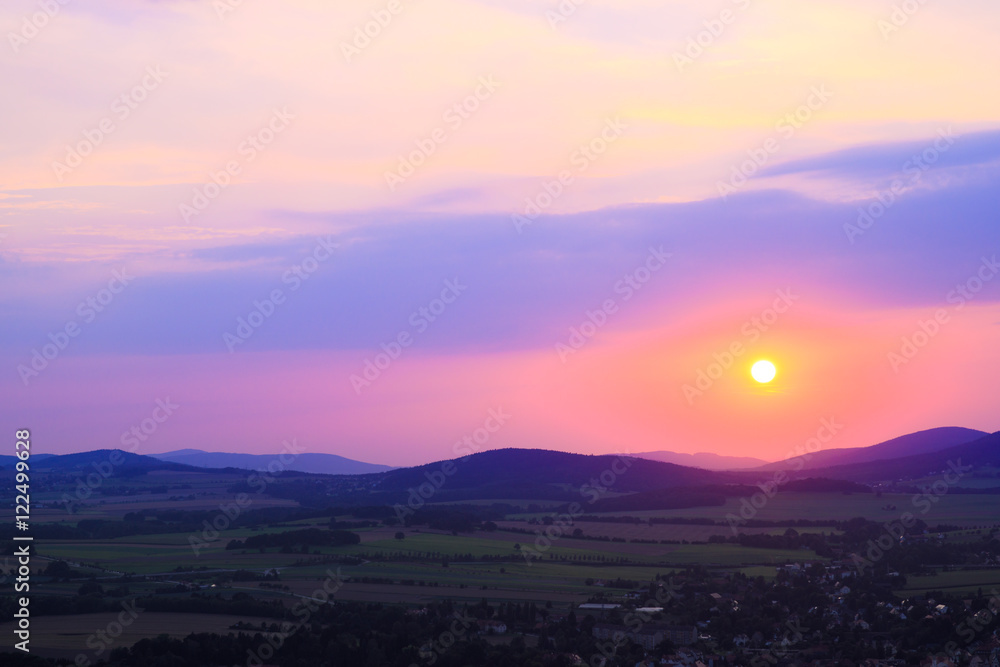 Obraz premium na Loebauer Berg