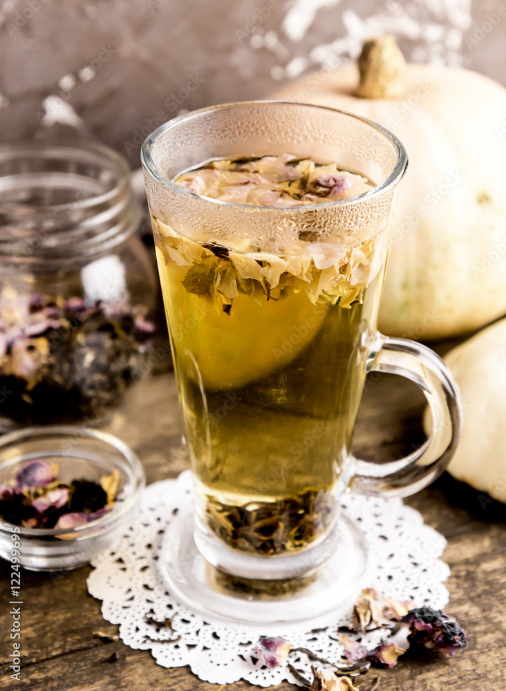 Close up of herbal tea Close up of herbal tea