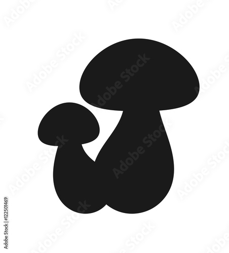 Mushroom icon. Vector illustration