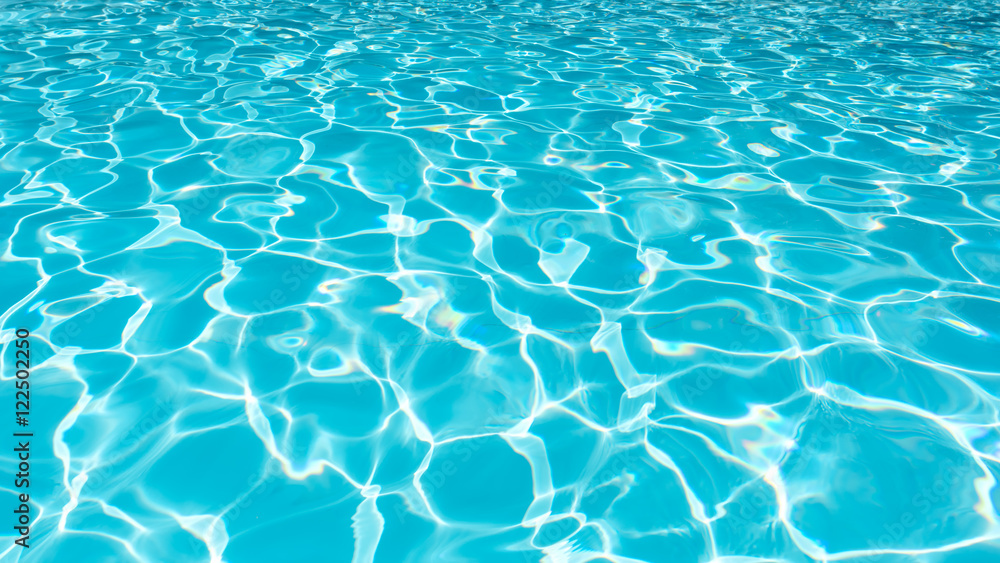 Blue and bright water with sun reflection Blue and bright water with sun reflection