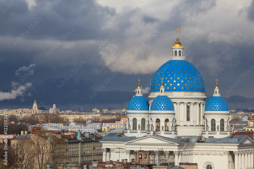 The Trinity Cathedral in Saint Petersburg, Russia

