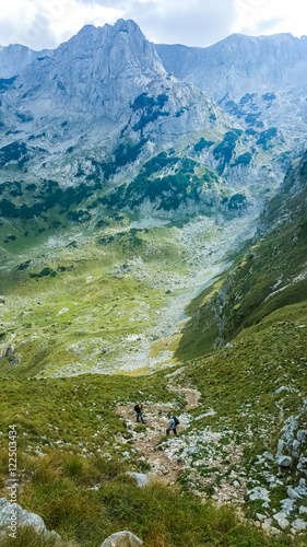 Never ending road in Durmitor national park photo