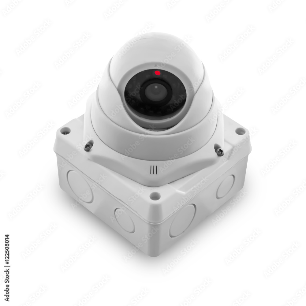 Fototapeta premium Security camera isolated