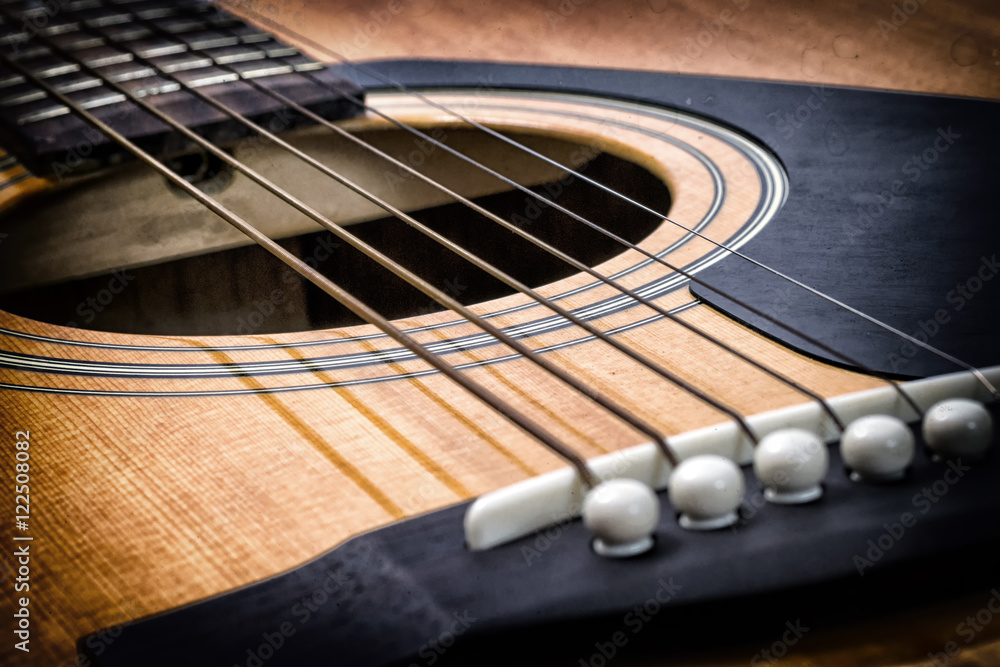 Fototapeta premium Musician Songwriter - Vintage Musician Songwriter.