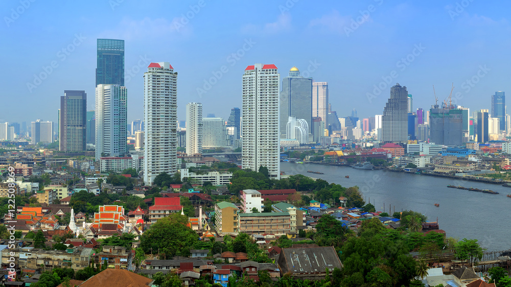 Bangkok city view panorama