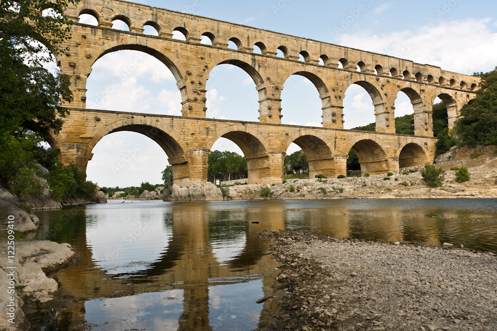 Pont du Gard near Nimes, France
