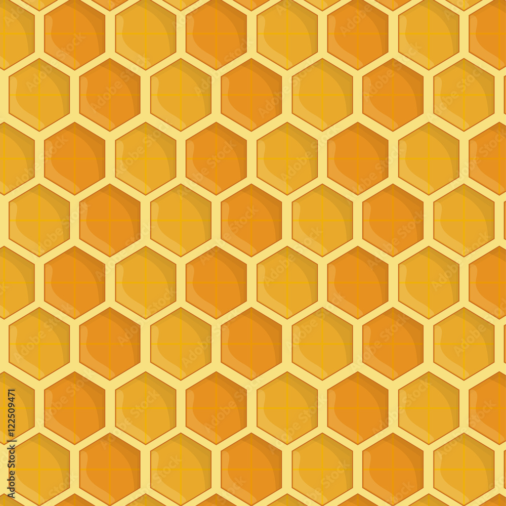 Honeycomb background. Honey healthy and organic food theme. Colorful design. Vector illustration Honeycomb background. Honey healthy and organic food theme. Colorful design. Vector illustration